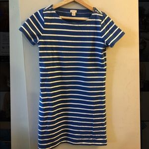 Jcrew cotton stripped dress